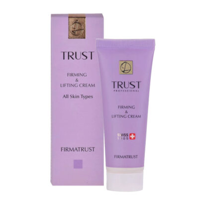 کرم سفت‌کننده صورت و ناحیه گردن Trust برای افزایش استحکام و لیفت پوست