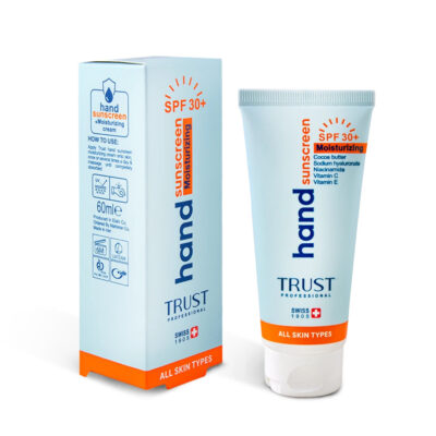 کرم تخصصی دست ضدآفتاب و آبرسان Trust SPF30 بی‌رنگ