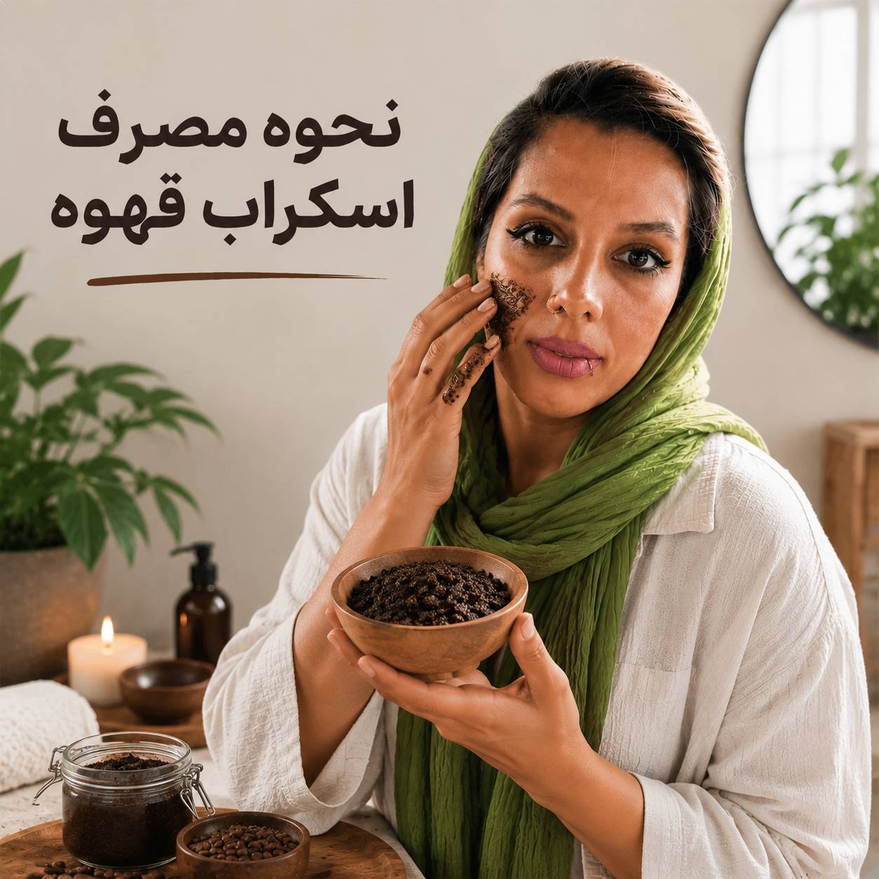 نحوه مصرف اسکراب قهوه