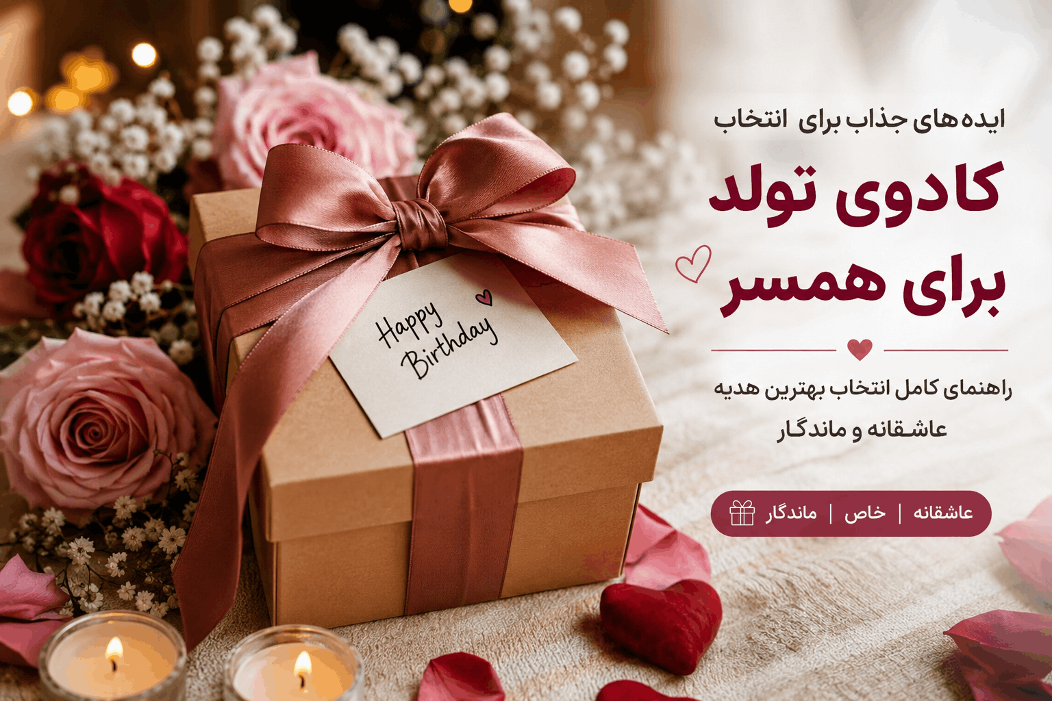 کادو تولد برای همسر مهسا سپهری جاست لاین