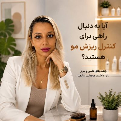 آیا به دنبال راهی برای کنترل ریزش مو هستید؟مهسا سپهری جاست لاین
