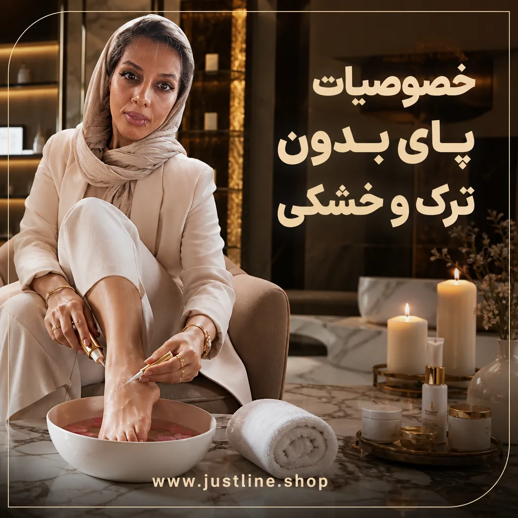 خصوصیات پای بدون ترک و خشکی - جاست لاین