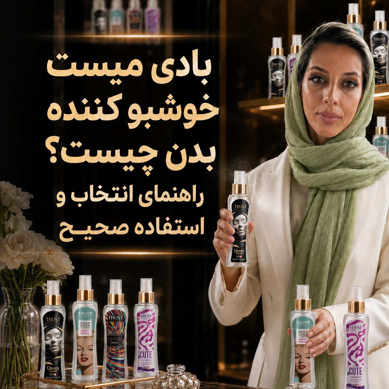 بادی میست خوشبو کننده بدن چیست؟مهسا سپهری جاست لاین