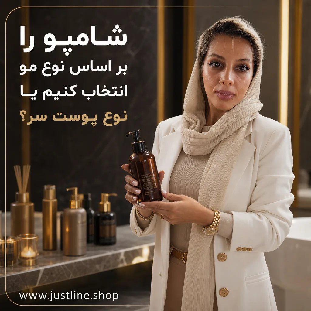 شامپو را بر اساس نوع مو انتخاب کنیم یا نوع پوست سر؟ - جاست لاین