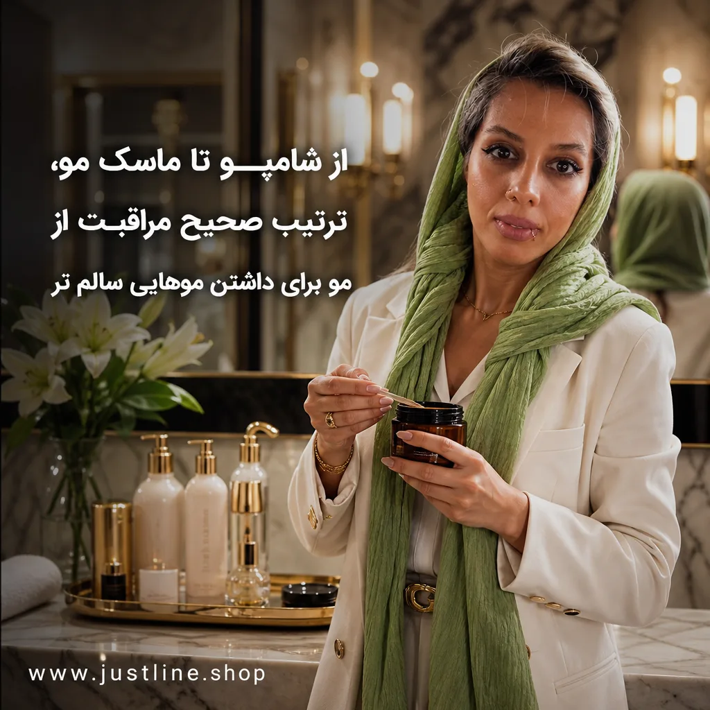 از شامپو تا ماسک مو،ترتیب صحیح مراقبت از مو برای داشتن موهایی سالم تر - جاست لاین