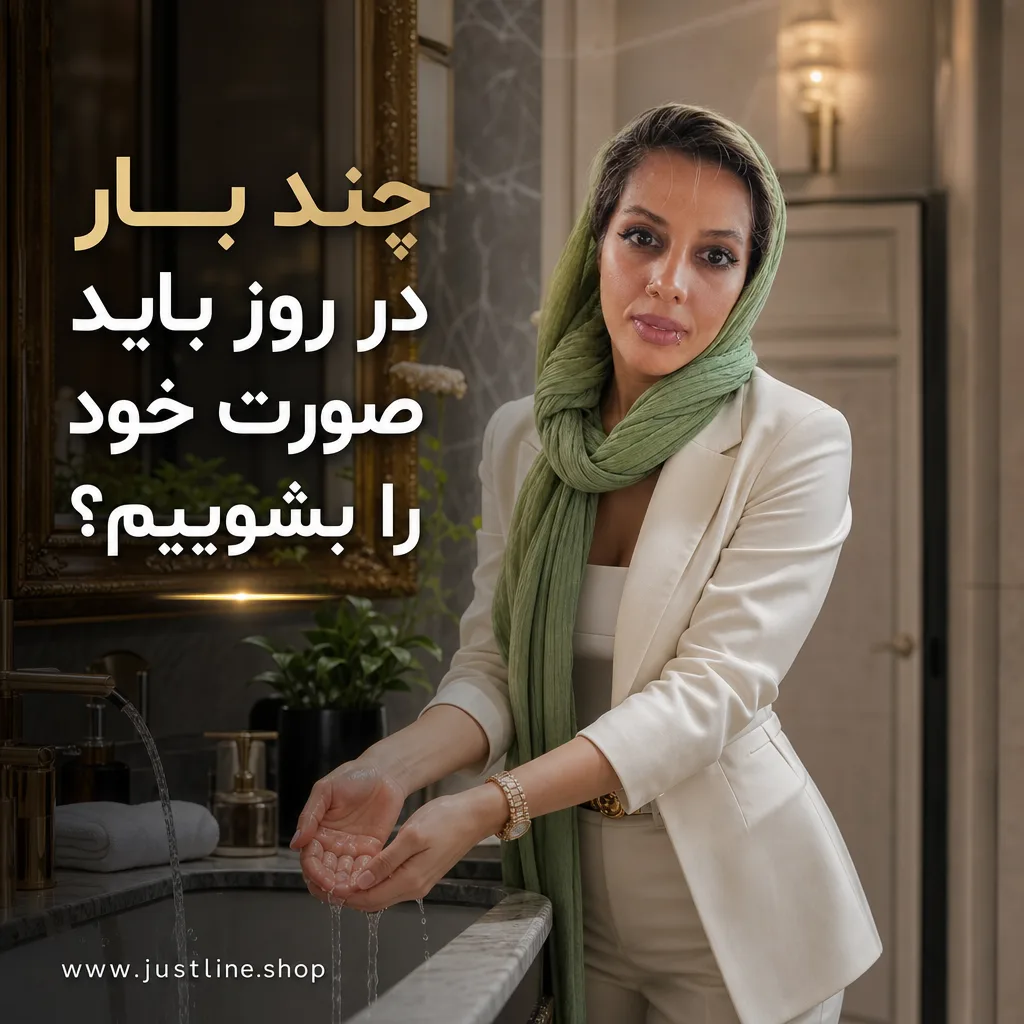 چند بار در روز باید صورت خود را بشوییم؟ - جاست لاین