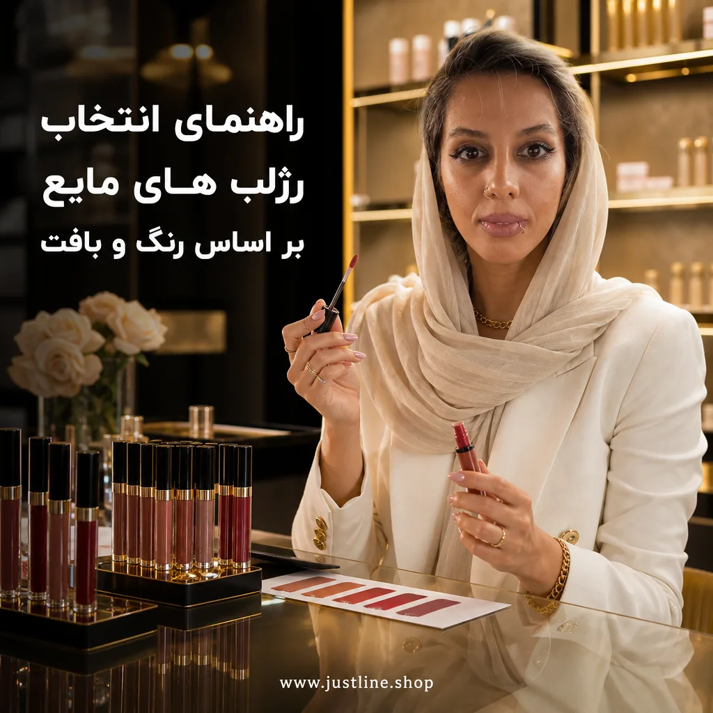 راهنمای انتخاب رژلب های مایع بر اساس رنگ و بافت - جاست لاین