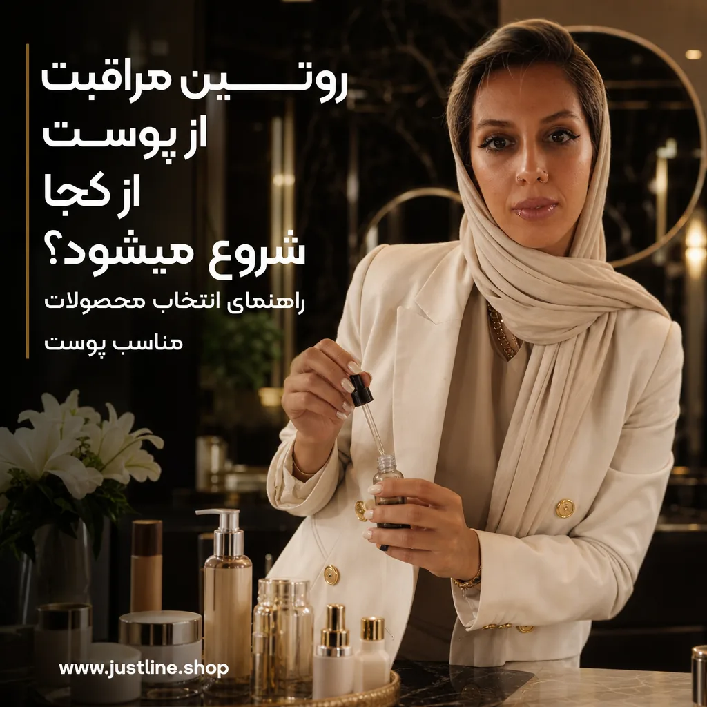 روتین مراقبت از پوست از کجا شروع میشود؟راهنمای انتخاب محصولات مناسب پوست - جاست لاین