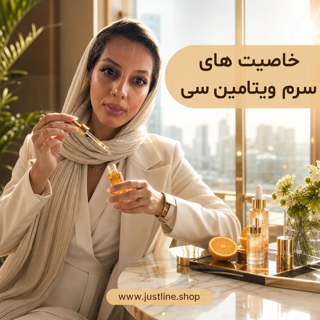 خاصیت های سرم ویتامین سی - جاست لاین