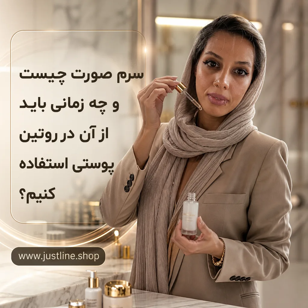 سرم صورت چیست و چه زمانی باید از آن در روتین پوستی استفاده کینم؟ - جاست لاین
