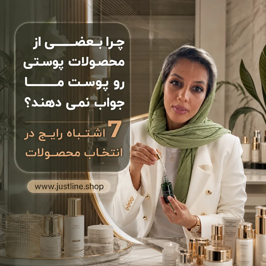 چرا بعضی از محصولات پوستی رو پوست ما جواب نمی دهند؟7 اشتباه رایج در انتخاب محصولات - جاست لاین