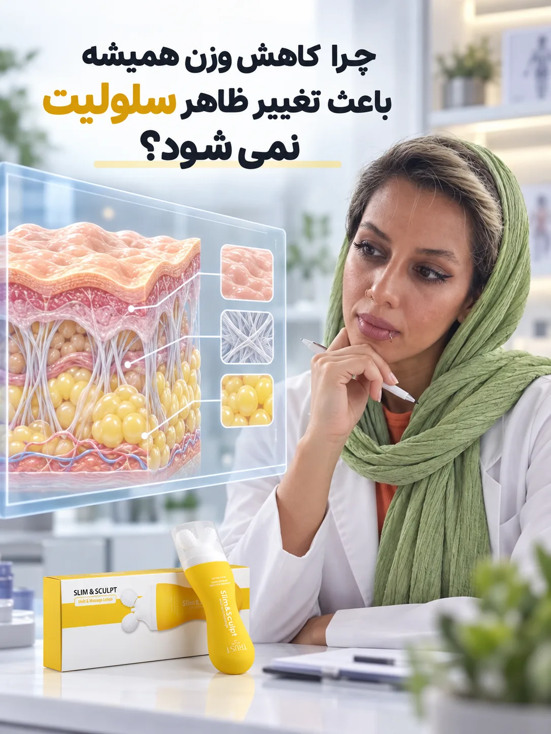 چرا کاهش وزن همیشه باعث تغییر ظاهر سلولیت نمی شود؟
